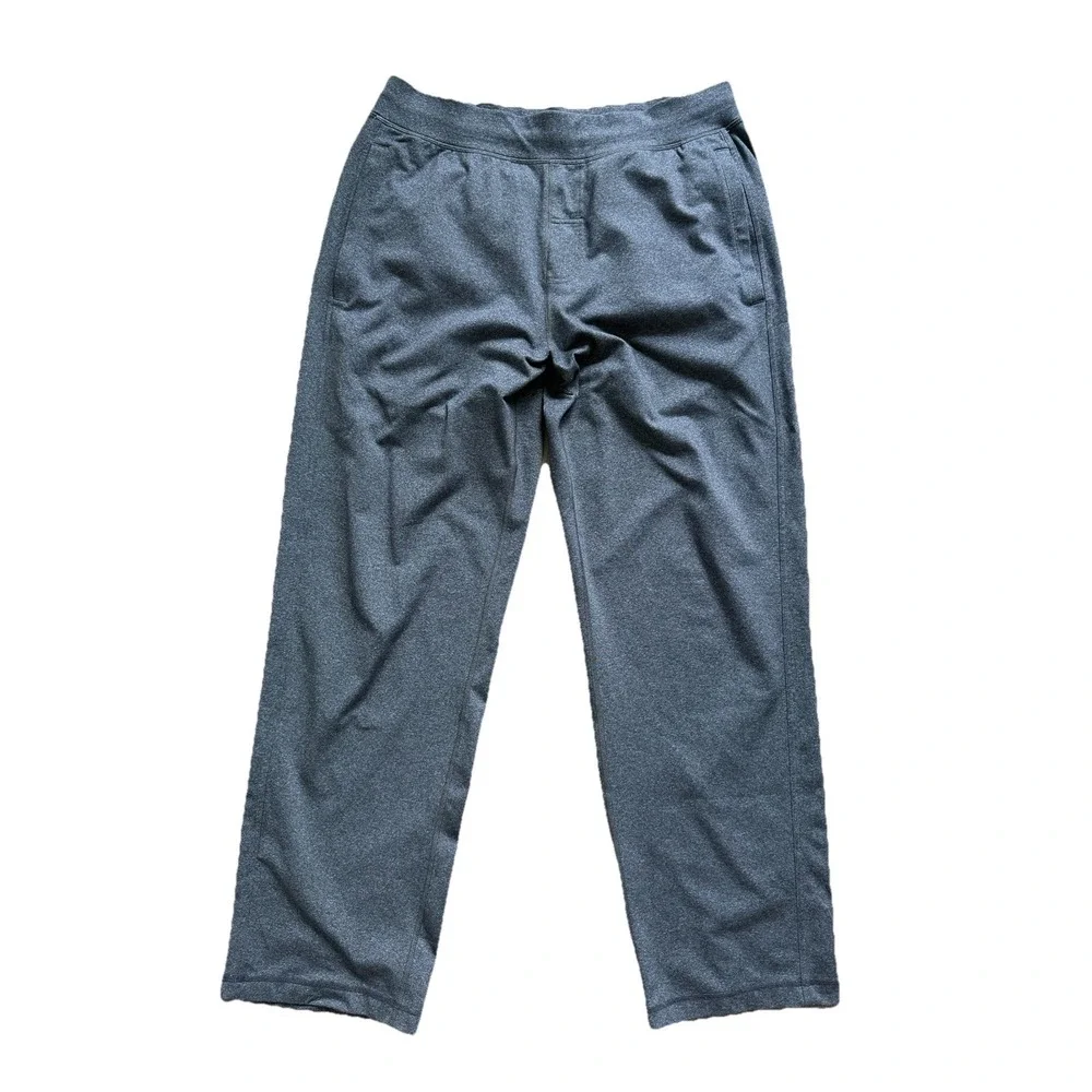 LULULEMON Kung Fu Pants Gray Stretchy Athletic Straight Leg Sweatpants XL Tall